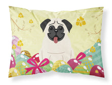 Load image into Gallery viewer, Easter Eggs Pug Cream Fabric Standard Pillowcase – Artistic Decorative Front, White Back BB6004PILLOWCASE