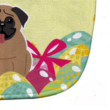 Load image into Gallery viewer, Easter Eggs Pug Brown Baby Bib BB6005BIB
