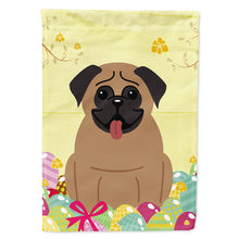 Load image into Gallery viewer, Easter Eggs Pug Brown Flag Canvas House Size BB6005CHF