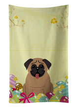 Load image into Gallery viewer, Easter Eggs Pug Brown Kitchen Towel – Artistic Dish Towel for Everyday Use BB6005KTWL