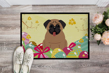 Load image into Gallery viewer, Easter Eggs Pug Brown Doormat - 18x27 Decorative Floor Mat – Indoor/Outdoor Rug with Artistic Flair BB6005MAT