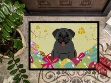 Load image into Gallery viewer, Easter Eggs Pug Black Doormat - 24x36 Decorative Floor Mat – Indoor/Outdoor Rug with Artistic Flair BB6006JMAT