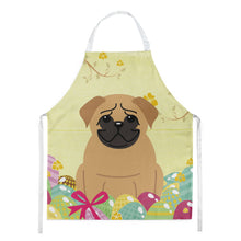 Load image into Gallery viewer, Easter Eggs Pug Brown Apron – Artist-Designed Kitchen, BBQ &amp; Craft Apron BB6007APRON