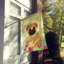 Load image into Gallery viewer, Easter Eggs Pug Brown Flag Canvas House Size BB6007CHF