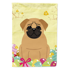 Load image into Gallery viewer, Easter Eggs Pug Brown Flag Canvas House Size BB6007CHF