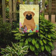 Load image into Gallery viewer, Easter Eggs Pug Brown Garden Flag - Outdoor Decorative Yard Flag BB6007GF