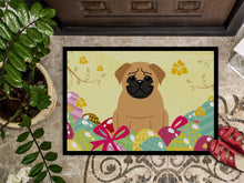Load image into Gallery viewer, Easter Eggs Pug Brown Doormat - 24x36 Decorative Floor Mat – Indoor/Outdoor Rug with Artistic Flair BB6007JMAT