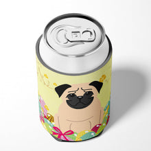 Load image into Gallery viewer, Easter Eggs Pug Fawn Can or Bottle Hugger BB6008CC
