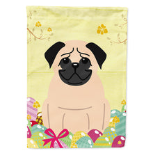 Load image into Gallery viewer, Easter Eggs Pug Fawn Flag Canvas House Size BB6008CHF