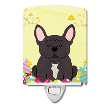 Load image into Gallery viewer, Easter Eggs French Bulldog Brindle Ceramic Night Light BB6009CNL