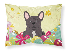 Load image into Gallery viewer, Easter Eggs French Bulldog Brindle Fabric Standard Pillowcase – Artistic Decorative Front, White Back BB6009PILLOWCASE