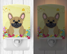 Load image into Gallery viewer, Easter Eggs French Bulldog Cream Ceramic Night Light BB6010CNL