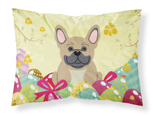 Load image into Gallery viewer, Easter Eggs French Bulldog Cream Fabric Standard Pillowcase – Artistic Decorative Front, White Back BB6010PILLOWCASE