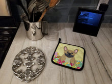 Load image into Gallery viewer, Easter Eggs French Bulldog Cream Pot Holders - Set of 2 - Heat-Resistant Kitchen Essentials BB6010PTHD