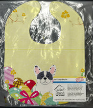 Load image into Gallery viewer, Easter Eggs French Bulldog Piebald Baby Bib BB6011BIB