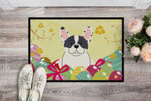 Load image into Gallery viewer, Easter Eggs French Bulldog Piebald Doormat - 18x27 Decorative Floor Mat – Indoor/Outdoor Rug with Artistic Flair BB6011MAT