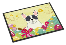 Load image into Gallery viewer, Easter Eggs French Bulldog Piebald Doormat - 18x27 Decorative Floor Mat – Indoor/Outdoor Rug with Artistic Flair BB6011MAT