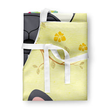 Load image into Gallery viewer, Easter Eggs French Bulldog Black White Apron – Artist-Designed Kitchen, BBQ &amp; Craft Apron BB6012APRON