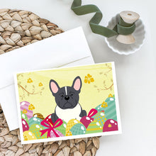 Load image into Gallery viewer, Easter Eggs French Bulldog Black White Greeting Cards -  Blank Note Cards – 8-Pack of Artist-Designed Cards with Envelopes