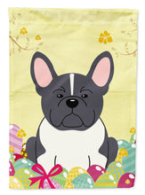 Load image into Gallery viewer, Easter Eggs French Bulldog Black White Garden Flag - Outdoor Decorative Yard Flag BB6012GF