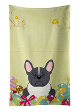 Load image into Gallery viewer, Easter Eggs French Bulldog Black White Kitchen Towel – Artistic Dish Towel for Everyday Use BB6012KTWL