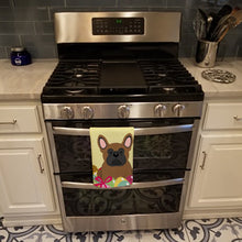 Load image into Gallery viewer, Easter Eggs French Bulldog Brown Kitchen Towel – Artistic Dish Towel for Everyday Use BB6013KTWL