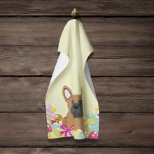 Load image into Gallery viewer, Easter Eggs French Bulldog Brown Kitchen Towel – Artistic Dish Towel for Everyday Use BB6013KTWL