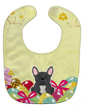 Load image into Gallery viewer, Easter Eggs French Bulldog Black Baby Bib BB6014BIB