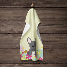 Load image into Gallery viewer, Easter Eggs French Bulldog Black Kitchen Towel – Artistic Dish Towel for Everyday Use BB6014KTWL
