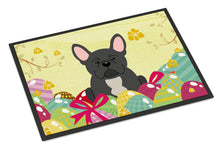 Load image into Gallery viewer, Easter Eggs French Bulldog Black Doormat - 18x27 Decorative Floor Mat – Indoor/Outdoor Rug with Artistic Flair BB6014MAT