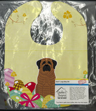 Load image into Gallery viewer, Easter Eggs Mastiff Brindle Baby Bib BB6015BIB