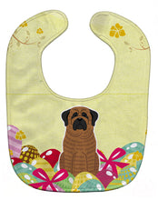 Load image into Gallery viewer, Easter Eggs Mastiff Brindle Baby Bib BB6015BIB