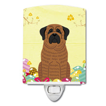 Load image into Gallery viewer, Easter Eggs Mastiff Brindle Ceramic Night Light BB6015CNL