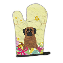 Load image into Gallery viewer, Easter Eggs Mastiff Brindle Oven Mitt BB6015OVMT