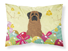 Load image into Gallery viewer, Easter Eggs Mastiff Brindle Fabric Standard Pillowcase – Artistic Decorative Front, White Back BB6015PILLOWCASE
