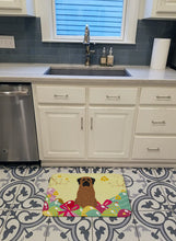 Load image into Gallery viewer, Easter Eggs Mastiff Brindle Machine Washable Memory Foam Mat BB6015RUG