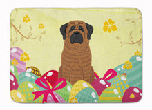 Load image into Gallery viewer, Easter Eggs Mastiff Brindle Machine Washable Memory Foam Mat BB6015RUG
