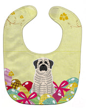 Load image into Gallery viewer, Easter Eggs Mastiff Brindle White Baby Bib BB6016BIB