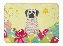 Load image into Gallery viewer, Easter Eggs Mastiff Brindle White Machine Washable Memory Foam Mat BB6016RUG