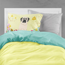 Load image into Gallery viewer, Easter Eggs Mastiff White Fabric Standard Pillowcase – Artistic Decorative Front, White Back BB6017PILLOWCASE