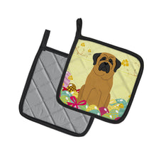 Load image into Gallery viewer, Easter Eggs Mastiff Pot Holders - Set of 2 - Heat-Resistant Kitchen Essentials BB6018PTHD