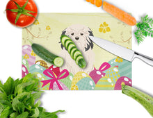Load image into Gallery viewer, Easter Eggs Lowchen Glass Cutting Boards – Durable, Decorative Kitchen Art Large BB6019LCB