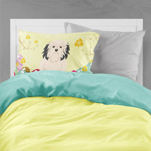 Load image into Gallery viewer, Easter Eggs Lowchen Fabric Standard Pillowcase – Artistic Decorative Front, White Back BB6019PILLOWCASE
