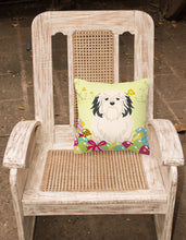 Load image into Gallery viewer, Easter Eggs Lowchen Fabric Decorative Pillow BB6019PW1818
