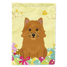 Load image into Gallery viewer, Easter Eggs Norwich Terrier Flag Canvas House Size BB6020CHF