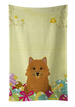 Load image into Gallery viewer, Easter Eggs Norwich Terrier Kitchen Towel – Artistic Dish Towel for Everyday Use BB6020KTWL