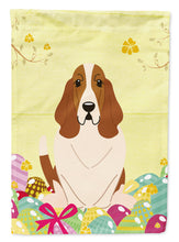 Load image into Gallery viewer, Easter Eggs Basset Hound Garden Flag - Outdoor Decorative Yard Flag BB6021GF