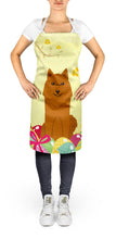 Load image into Gallery viewer, Easter Eggs Karelian Bear Dog Apron – Artist-Designed Kitchen, BBQ &amp; Craft Apron BB6022APRON