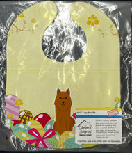 Load image into Gallery viewer, Easter Eggs Karelian Bear Dog Baby Bib BB6022BIB