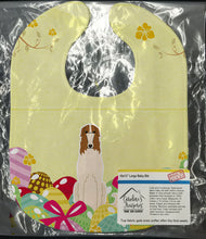 Load image into Gallery viewer, Easter Eggs Borzoi Baby Bib BB6023BIB